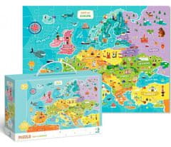 Dodo Toys Puzzle Mapa Evropy 100 dílků