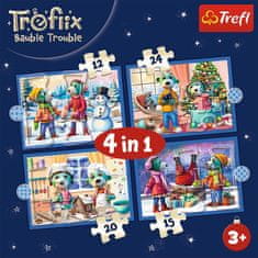 Trefl Puzzle Treflíci: Vánoce 4v1 (12,15,20,24 dílků)