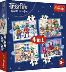 Trefl Puzzle Treflíci: Vánoce 4v1 (12,15,20,24 dílků)