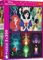 Trefl Puzzle Disney princezny: Začarované krásky 2x200 dílků