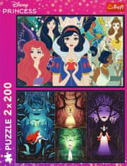 Trefl Puzzle Disney princezny: Začarované krásky 2x200 dílků