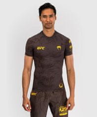 VENUM Rashguard VENUM UFC Fusion by Venum Fight Week Kr. rukáv - hnědý