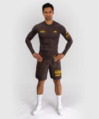 VENUM Rashguard VENUM UFC Fusion by Venum Fight Week Dl. rukáv - hnědý