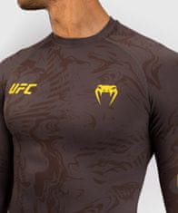 VENUM Rashguard VENUM UFC Fusion by Venum Fight Week Dl. rukáv - hnědý