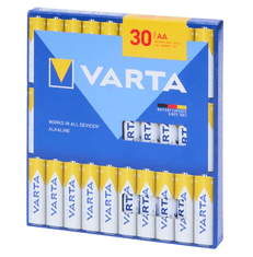 INTEREST Alkalická baterie VARTA AA LR6 1,5V 30 kusů.