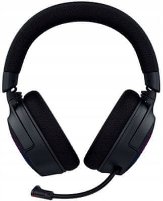 moderní bluetooth sluchátka na uši herní razer kraken v4