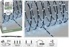 ModernHome Led Řetěz 600 Led Bílý 18M
