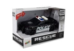 Lean-toys Auto Policie S Výpletem, Světly A Zvuky 1:20