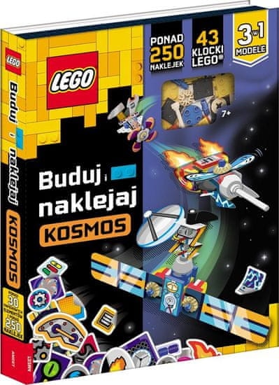 KECJA Lego Books. Kosmos. Buduj I Naklejaj