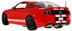 KECJA Ford Shelby Mustang Gt500 Červený Rastar Model 1:14 Na Dálkové Ovládání Auto