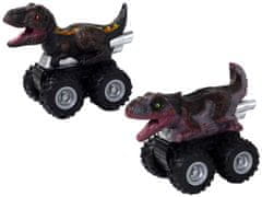 Lean-toys Autíčko Dinosaurus S Frikčním Pohonem Různé Druhy Barvy