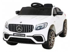 KECJA Mercedes Benz Glc63S Dla Dzieci Biały + Pilot + Napęd 4X4 + Mp3 Led + Eva + Wolny Start