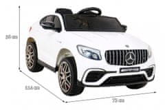 KECJA Mercedes Benz Glc63S Dla Dzieci Biały + Pilot + Napęd 4X4 + Mp3 Led + Eva + Wolny Start