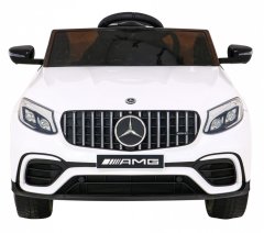 KECJA Mercedes Benz Glc63S Dla Dzieci Biały + Pilot + Napęd 4X4 + Mp3 Led + Eva + Wolny Start