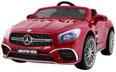 KECJA Mercedes Amg Sl65 Dla Dzieci Lakier Czerwony + Pilot + Bagażnik + Regulacja Siedzenia + Mp3 Led + Wolny Start