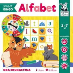 KECJA Gra Edukacyjna "Alfabet Smart Bingo" Dla Dzieci 3-7 Lat + Bingo + Nauka Liter