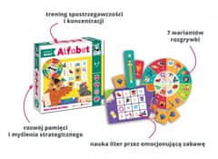 KECJA Gra Edukacyjna "Alfabet Smart Bingo" Dla Dzieci 3-7 Lat + Bingo + Nauka Liter