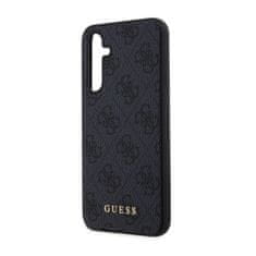 Guess hard silikonový kryt Samsung Galaxy S23 FE Grey 4G Metal Gold Logo