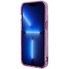 Guess GUHCP14MHGPLHF hard silikonové pouzdro iPhone 14 PLUS 6.7" fuschia Porcelain Collection