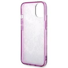 Guess GUHCP14MHGPLHF hard silikonové pouzdro iPhone 14 PLUS 6.7" fuschia Porcelain Collection