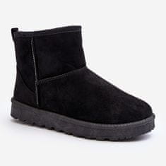 Dámské sněhule Eco Suede Black Enranta velikost 40