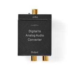 Nedis  Digitální audio převodník TosLink, RCA (S/PDIF) -> RCA analog