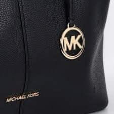 Michael Kors dámská kožená velká kabelka Hyde černá