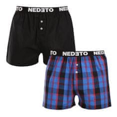 Nedeto 2PACK pánské trenky vícebarevné (2NTC006) - velikost L