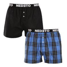 Nedeto 2PACK pánské trenky vícebarevné (2NTC007) - velikost M