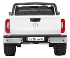 KECJA Mercedes Benz X-Class Dla Dzieci Biały + Pilot + Napęd 4X4 + Mp4 + Bagażnik + Led + Eva