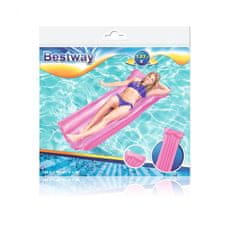 KECJA Materac Kolorowy Plażowy Przezroczysty 183 X 76Cm Bestway Różowy