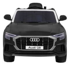 KECJA Audi Q8 Lift Na Akumulator Dla Dzieci Czarny + Pilot + Eva + Wolny Start + Mp3 Usb + Led