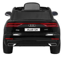 KECJA Audi Q8 Lift Na Akumulator Dla Dzieci Czarny + Pilot + Eva + Wolny Start + Mp3 Usb + Led