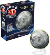 Ravensburger 3D Svítící puzzleball Měsíc 73 dílků