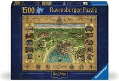 Ravensburger Puzzle Mapa Bradavic 1500 dílků