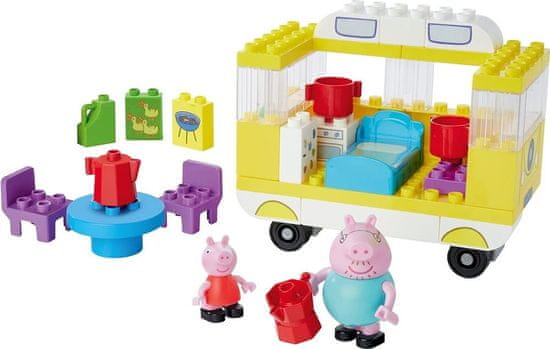 Hasbro Stavebnice Prasátko Peppa: Karavan 52ks