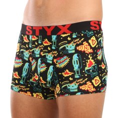 Styx Pánské boxerky art sportovní guma nadrozměr toohot (R1458) - velikost 5XL