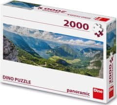 Dino Panoramatické puzzle Pohled na Alpy 2000 dílků