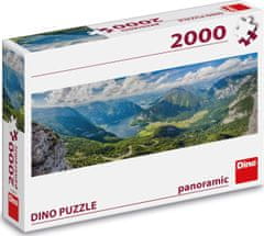 Dino Panoramatické puzzle Pohled na Alpy 2000 dílků