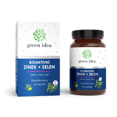 GREEN IDEA Bioaktivní ZINEK+SELEN tobolky 60ks