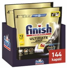 Finish Ultimate Plus All in 1 kapsle do myčky nádobí Lemon 144 ks