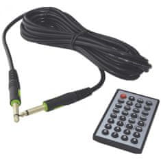 QTX PAV10, mobilní 10" zvukový systém CD/DVD/MP3/BT/2x UHF, 100W