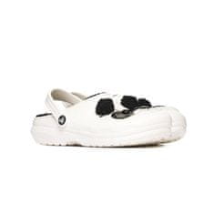 Crocs Dřeváky bílé 34 EU Classic Lined Iam Panda Bear Clog