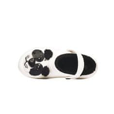 Crocs Dřeváky bílé 34 EU Classic Lined Iam Panda Bear Clog