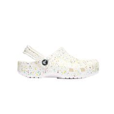 Crocs Dřeváky bílé 33 EU Classic Paint Splatter Clog