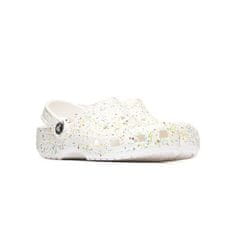 Crocs Dřeváky bílé 33 EU Classic Paint Splatter Clog