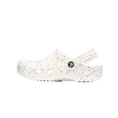 Crocs Dřeváky bílé 33 EU Classic Paint Splatter Clog