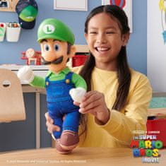 Jakks Pacific Super Mario Bros. Movie Plush Figure Luigi 30 cm