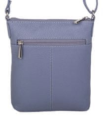 Dámská kožená crossbody kabelka 7001 B lavender