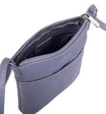 Dámská kožená crossbody kabelka 7001 B lavender